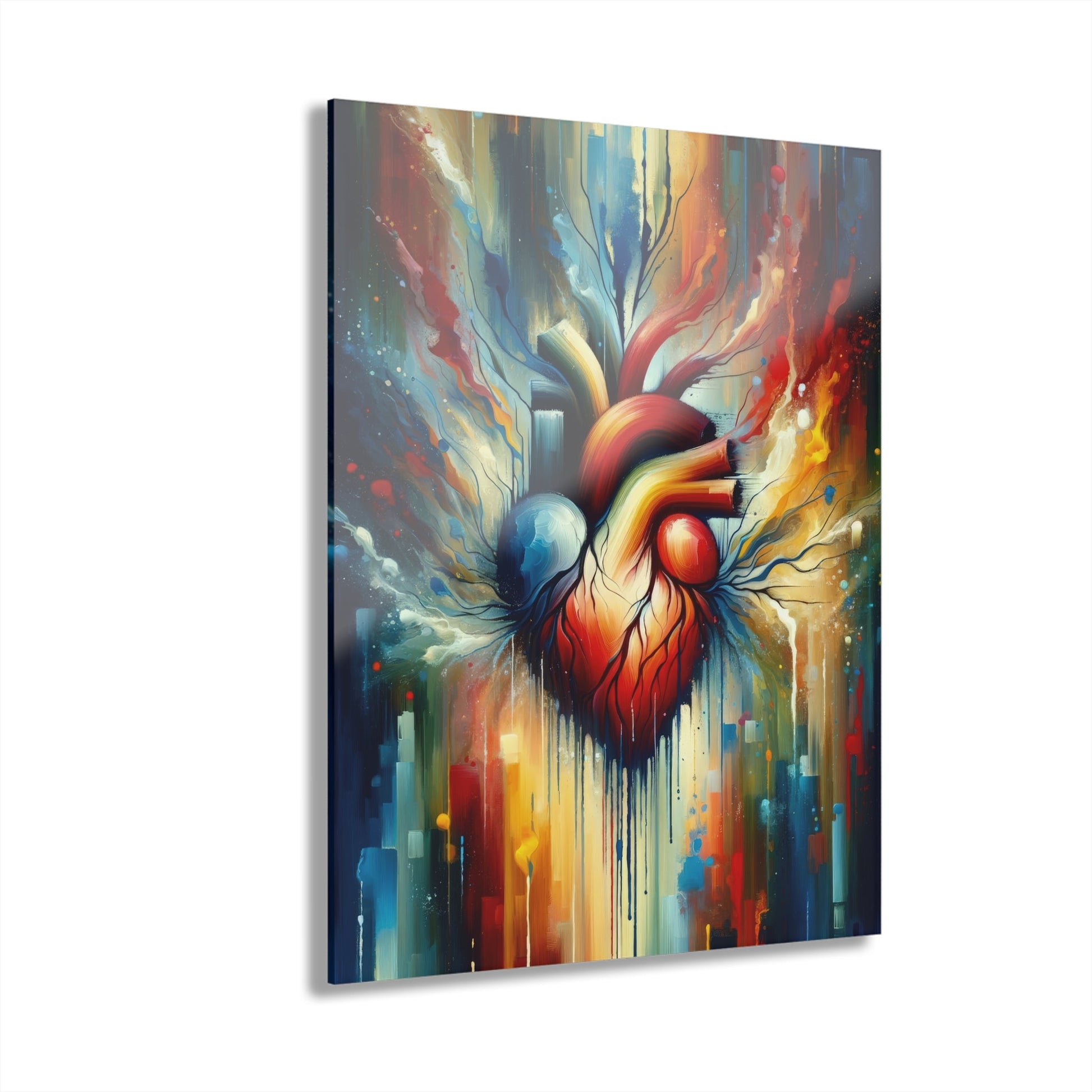Humanity Heart Unveiled Acrylic Prints (French Cleat Hanging) - ATUH.ART