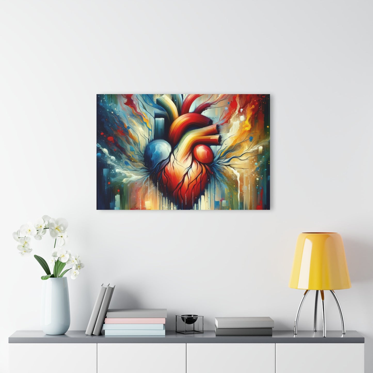 Humanity Heart Unveiled Acrylic Prints (French Cleat Hanging) - ATUH.ART