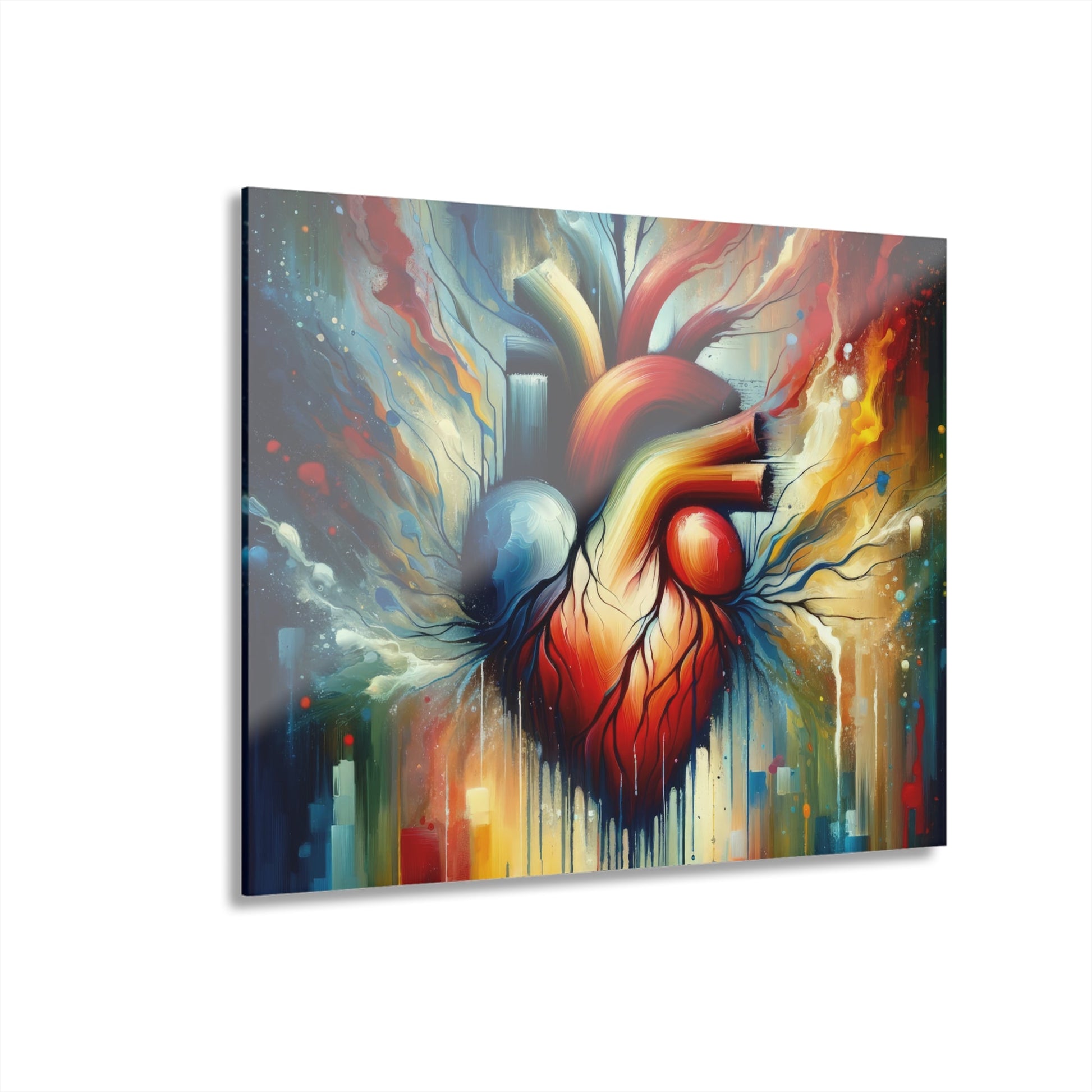 Humanity Heart Unveiled Acrylic Prints (French Cleat Hanging) - ATUH.ART