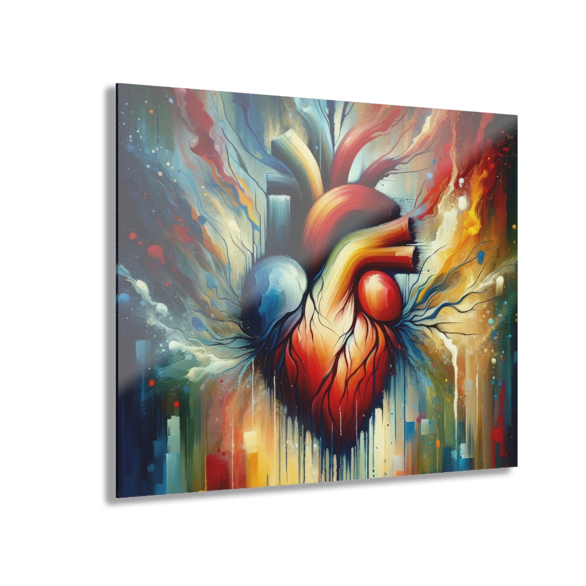 Humanity Heart Unveiled Acrylic Prints (French Cleat Hanging) - ATUH.ART