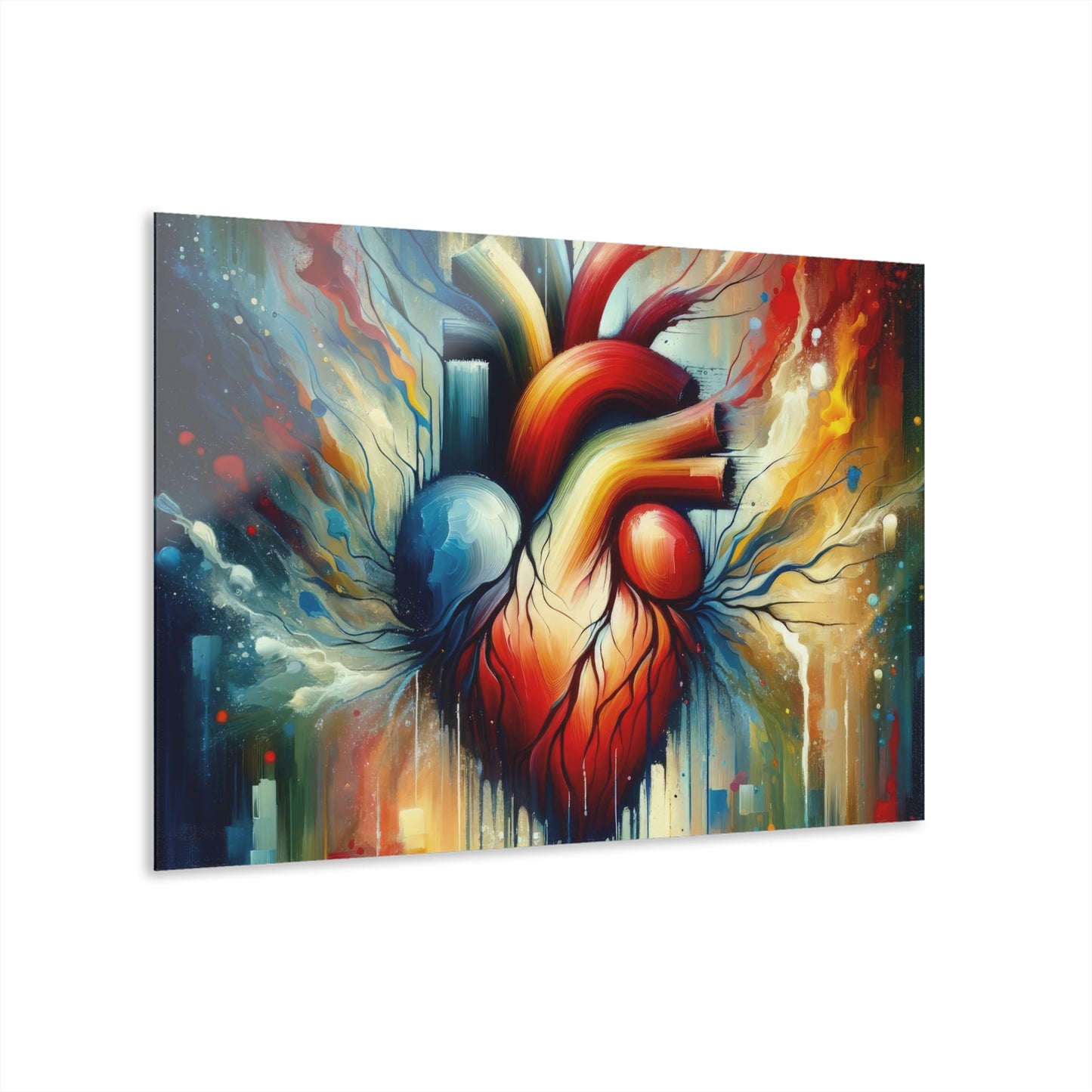 Humanity Heart Unveiled Acrylic Prints (French Cleat Hanging) - ATUH.ART
