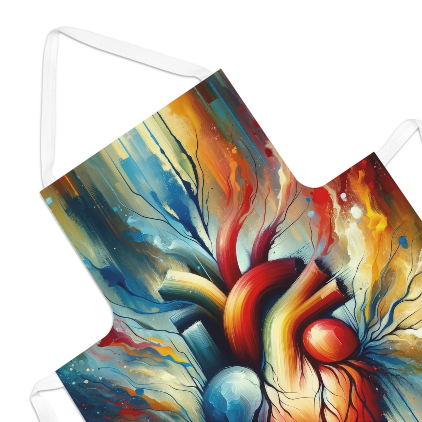 Humanity Heart Unveiled Adult Apron (AOP) - ATUH.ART