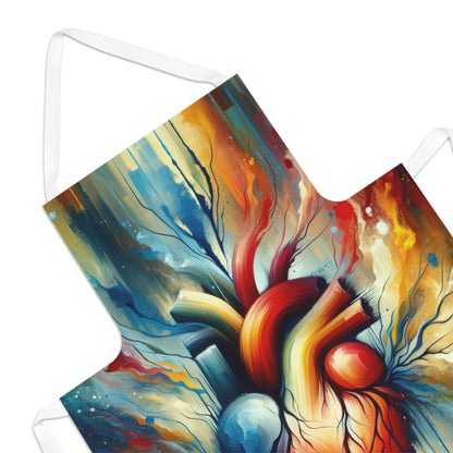 Humanity Heart Unveiled Adult Apron (AOP) - ATUH.ART