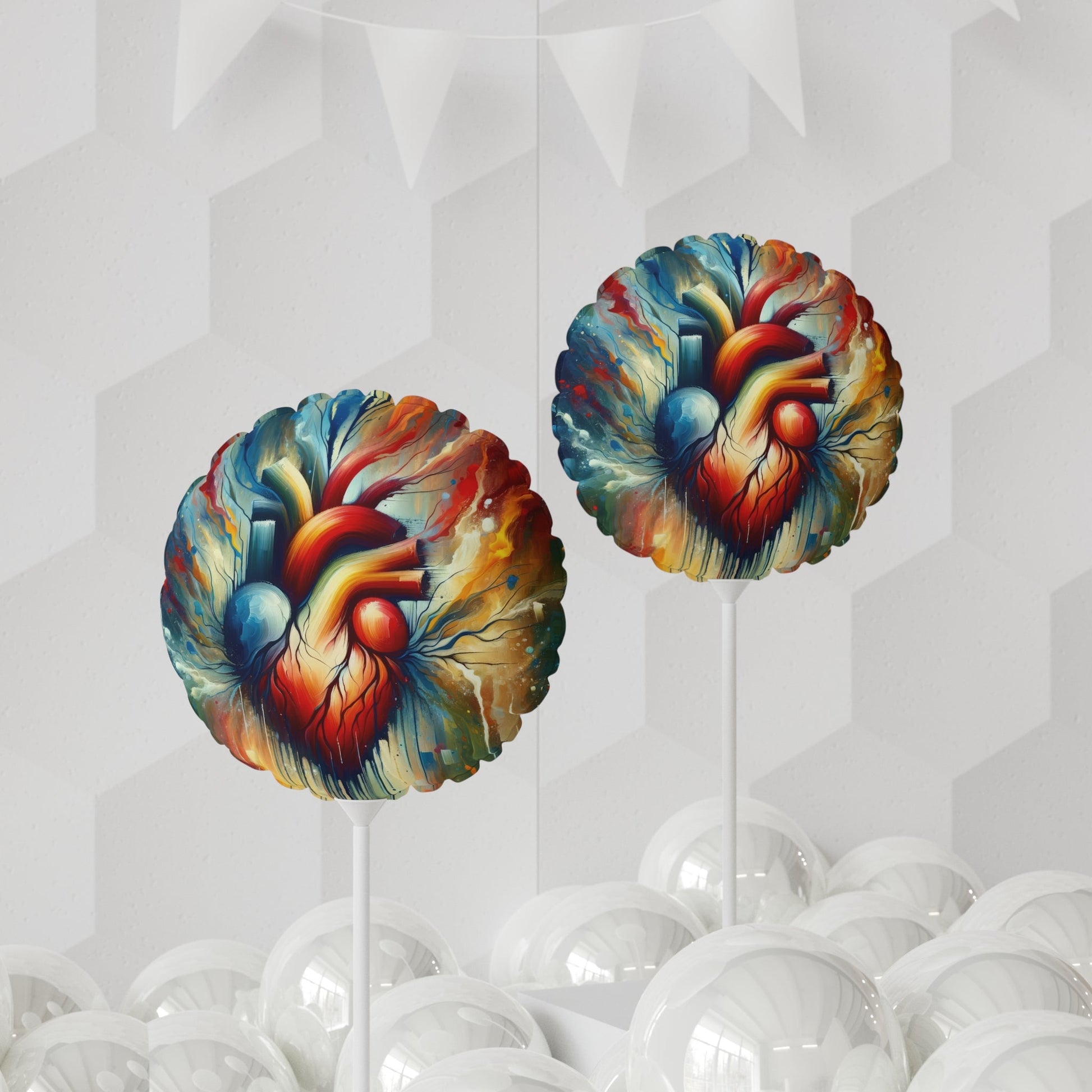 Humanity Heart Unveiled Balloon (Round and Heart-shaped), 11" - ATUH.ART