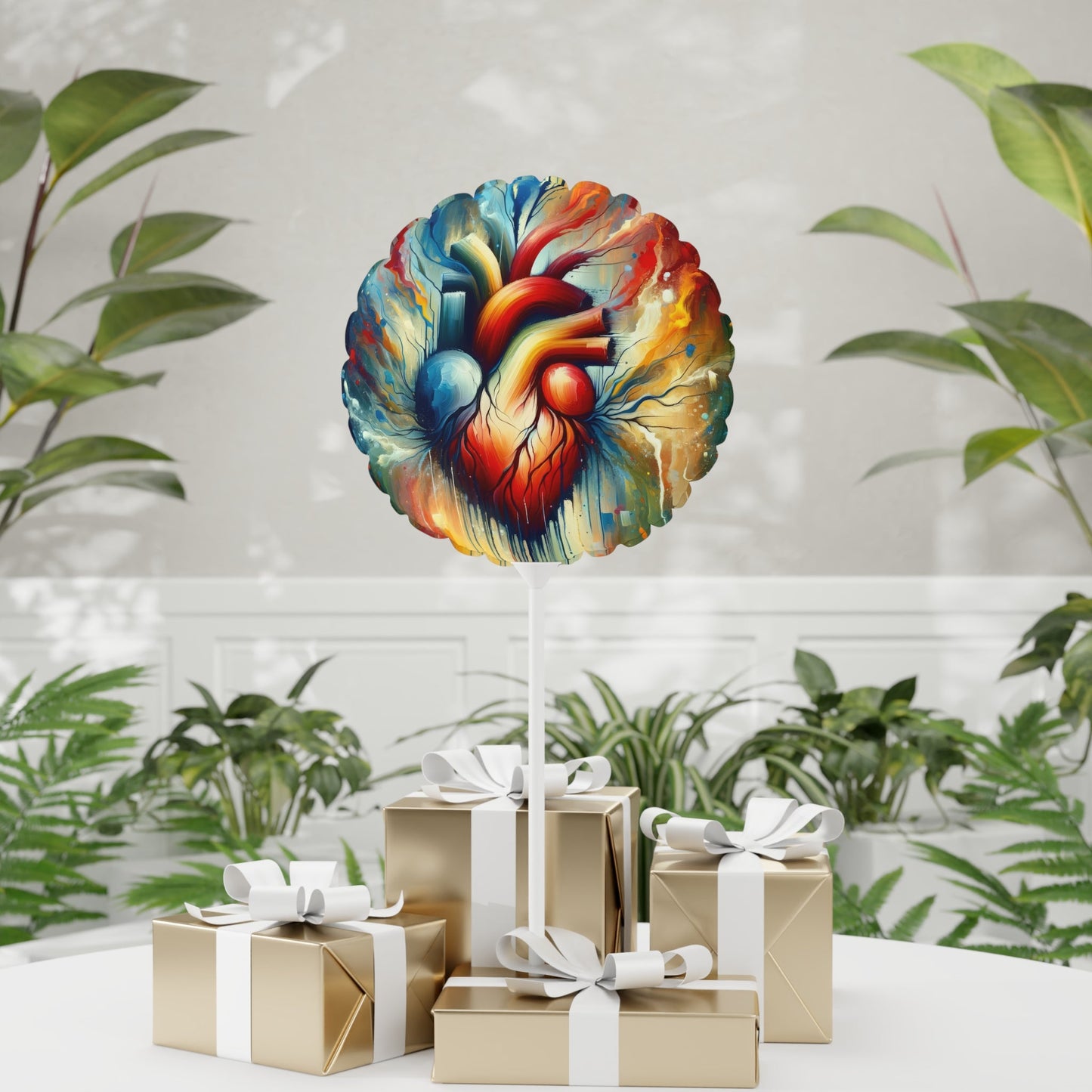 Humanity Heart Unveiled Balloon (Round and Heart-shaped), 11" - ATUH.ART