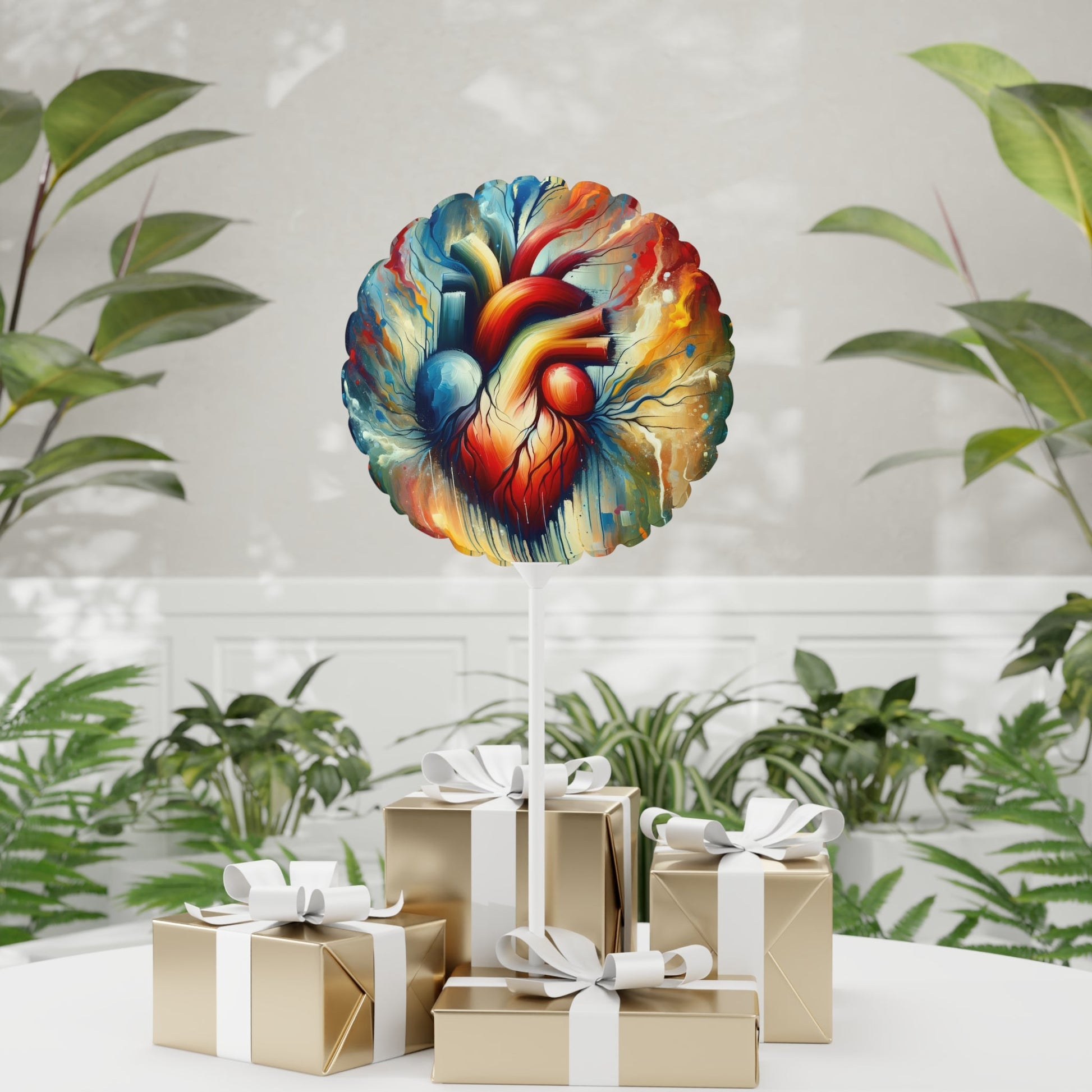 Humanity Heart Unveiled Balloon (Round and Heart-shaped), 11" - ATUH.ART