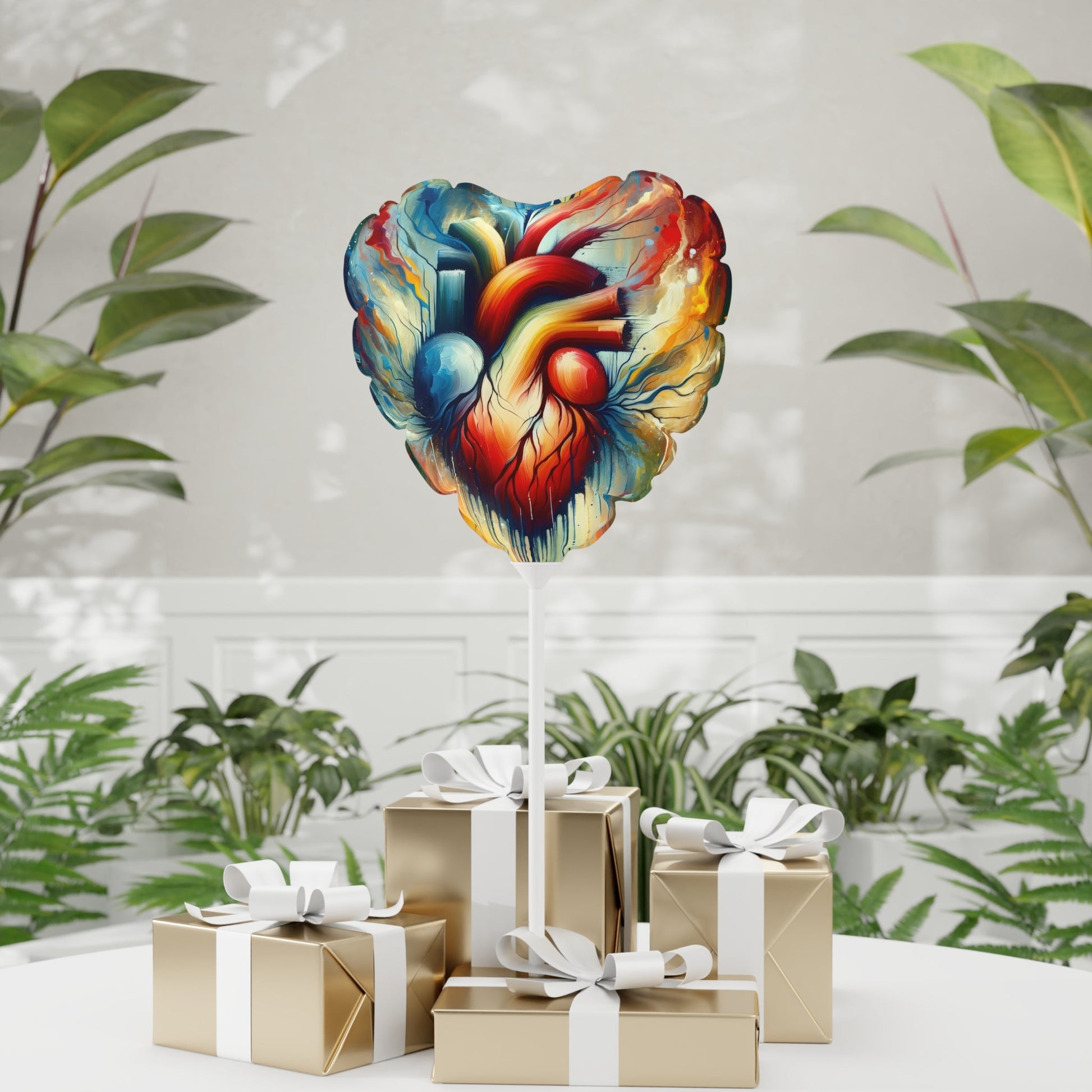 Humanity Heart Unveiled Balloon (Round and Heart-shaped), 11" - ATUH.ART