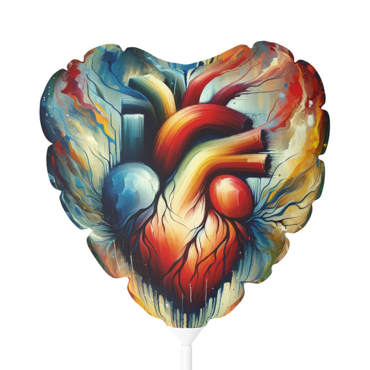 Humanity Heart Unveiled Balloon (Round and Heart-shaped), 11" - ATUH.ART