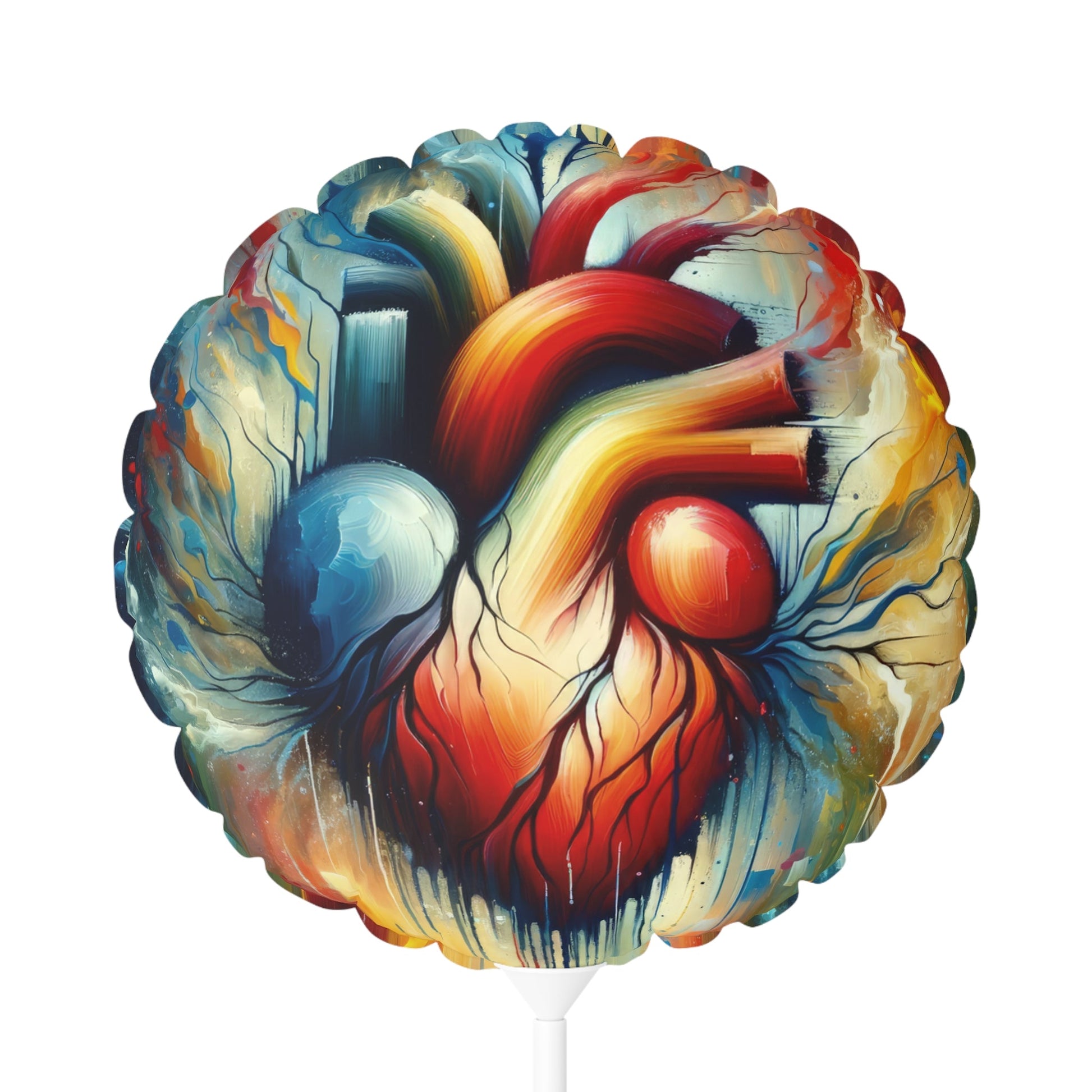 Humanity Heart Unveiled Balloon (Round and Heart-shaped), 11" - ATUH.ART