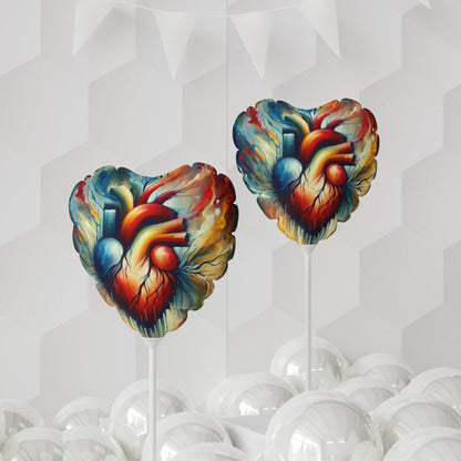 Humanity Heart Unveiled Balloon (Round and Heart-shaped), 11" - ATUH.ART