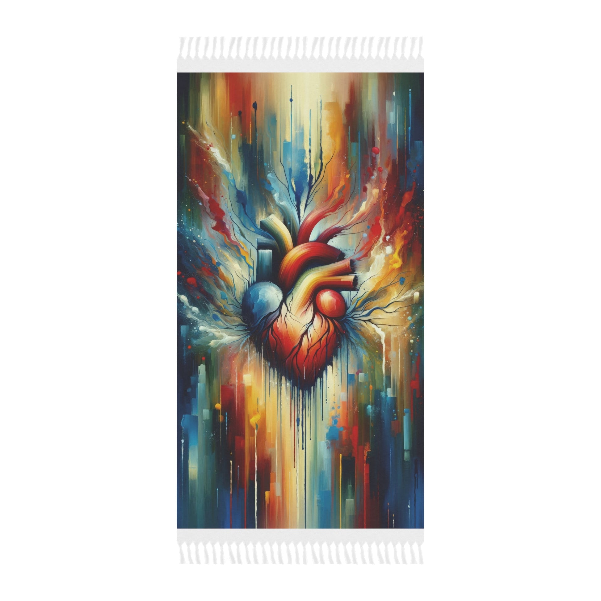 Humanity Heart Unveiled Boho Beach Cloth - ATUH.ART