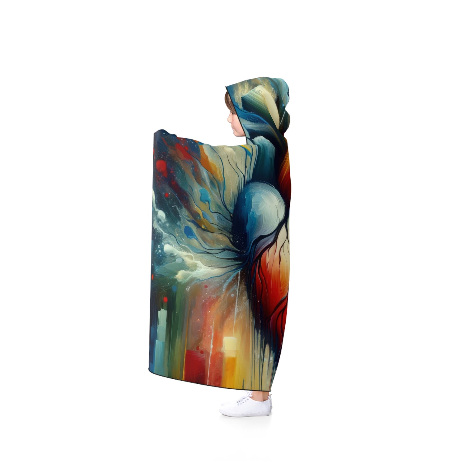 Humanity Heart Unveiled Hooded Blanket - ATUH.ART