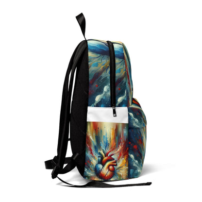 Humanity Heart Unveiled Unisex Classic Backpack - ATUH.ART