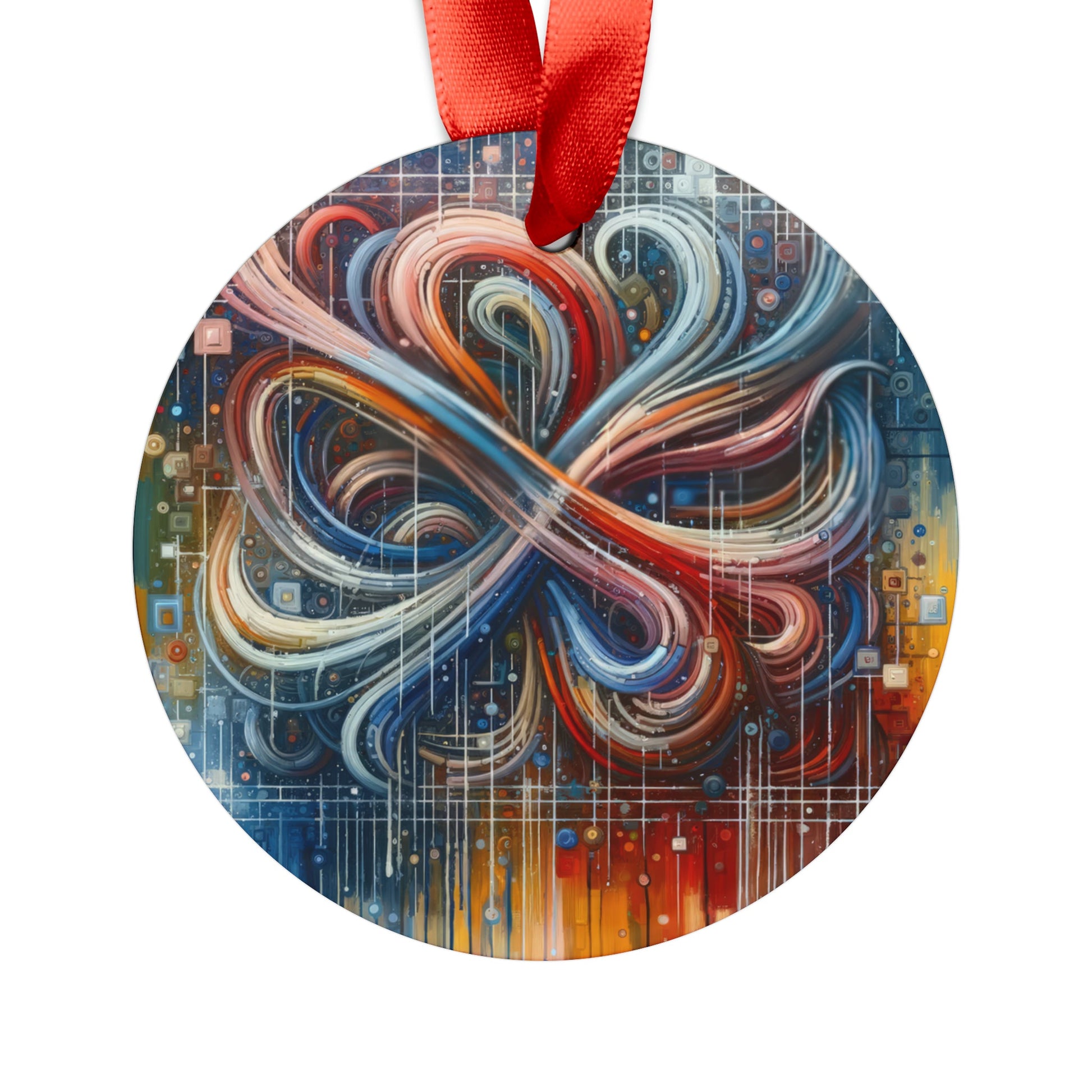 Humanity Tapestry Unification Acrylic Ornament with Ribbon - ATUH.ART