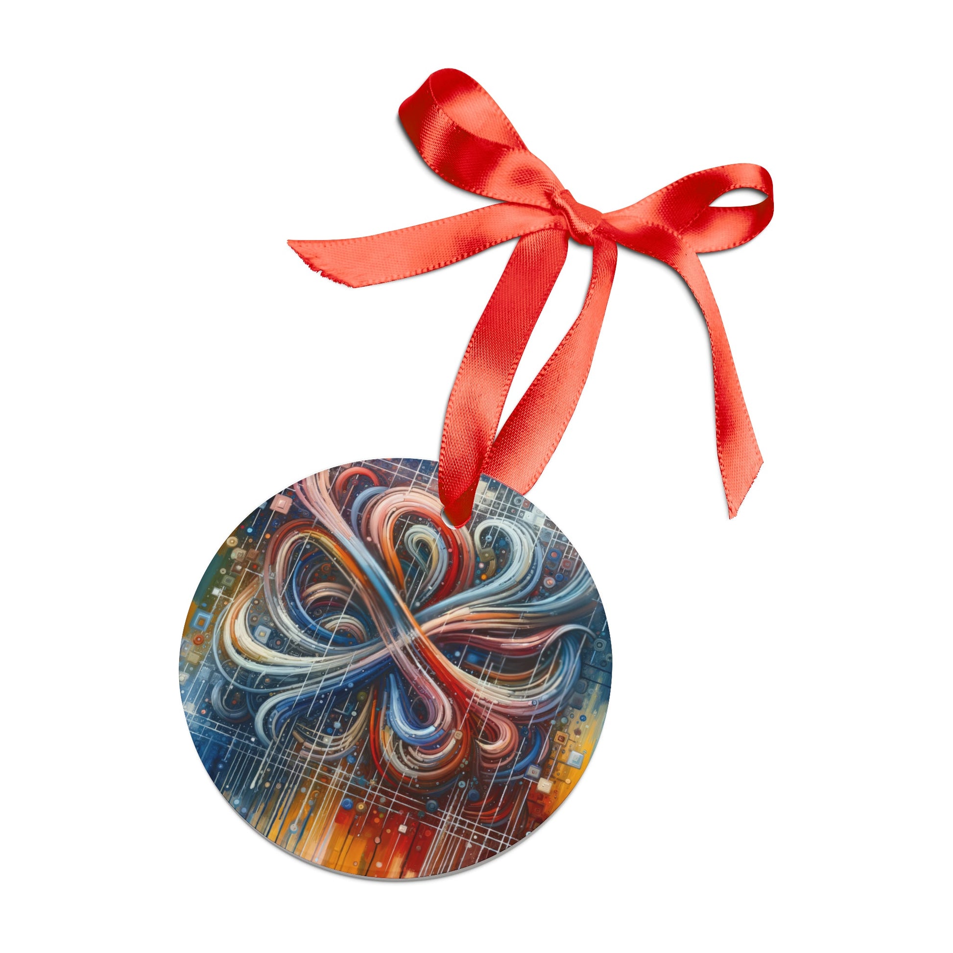 Humanity Tapestry Unification Acrylic Ornament with Ribbon - ATUH.ART