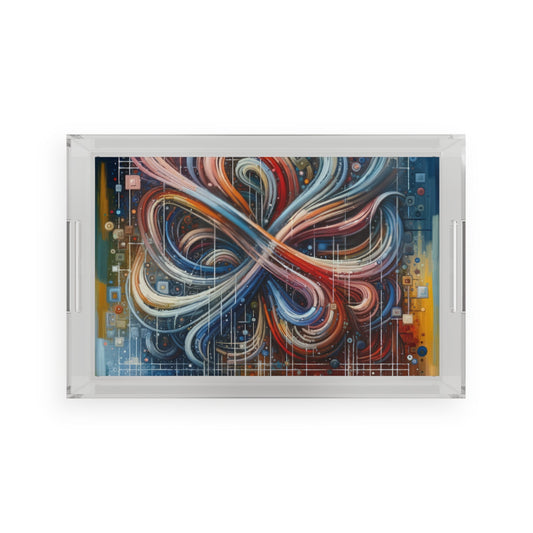 Humanity Tapestry Unification Acrylic Serving Tray - ATUH.ART
