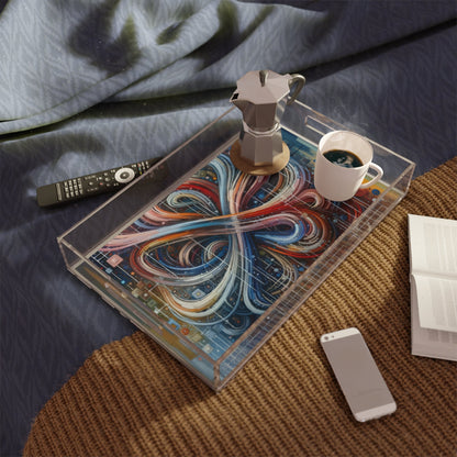 Humanity Tapestry Unification Acrylic Serving Tray - ATUH.ART
