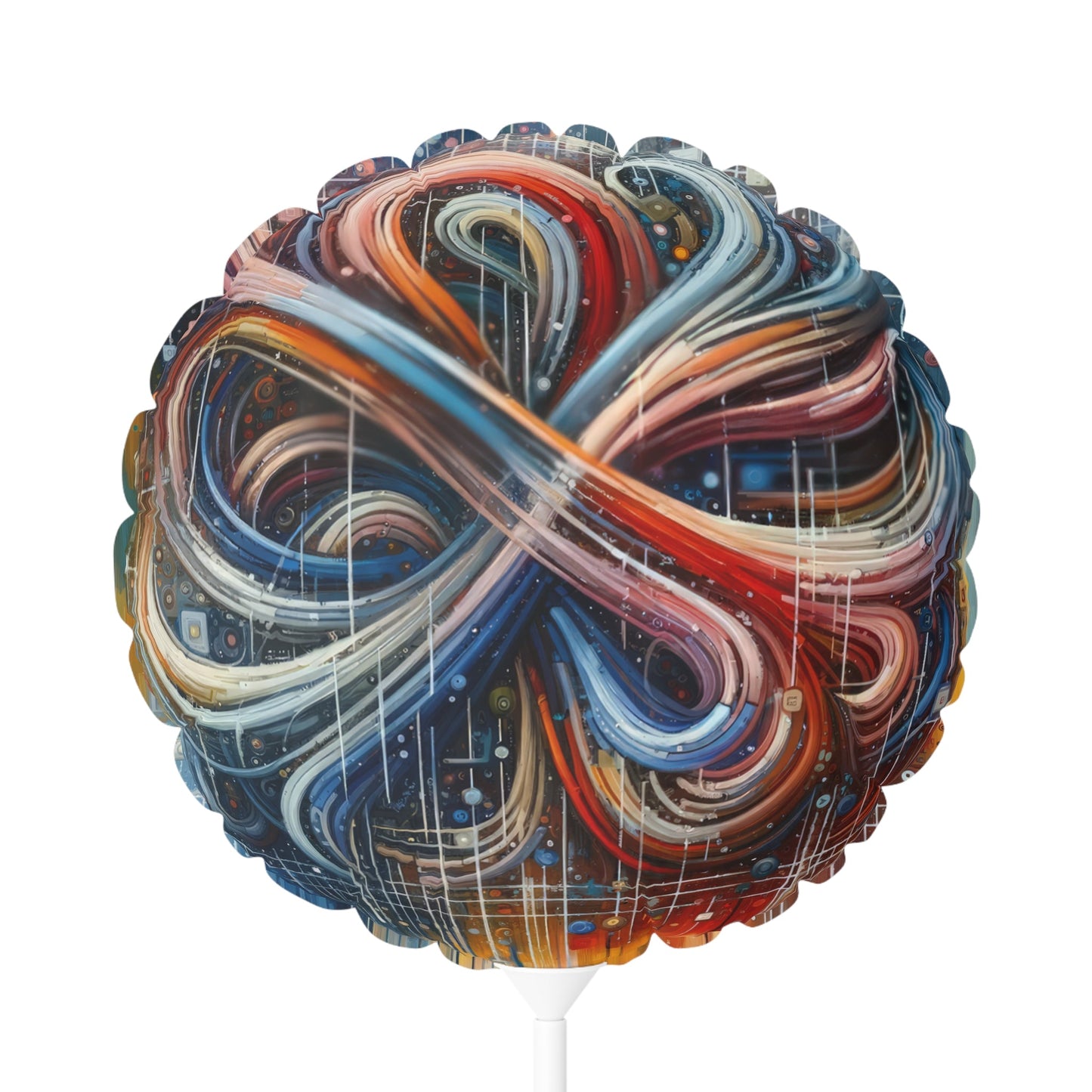 Humanity Tapestry Unification Balloon (Round and Heart-shaped), 11" - ATUH.ART