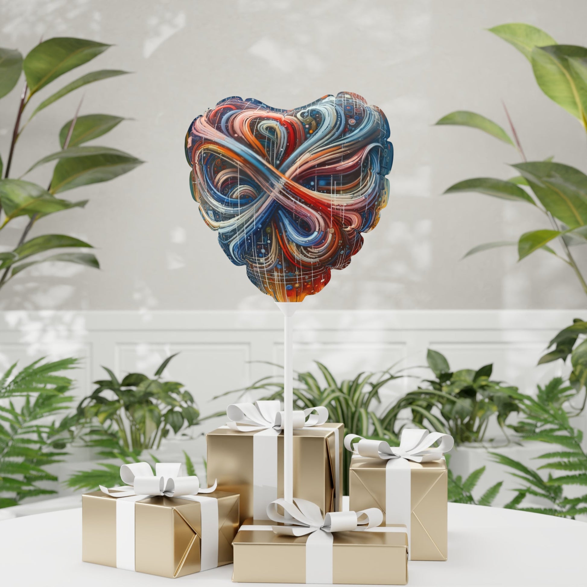 Humanity Tapestry Unification Balloon (Round and Heart-shaped), 11" - ATUH.ART