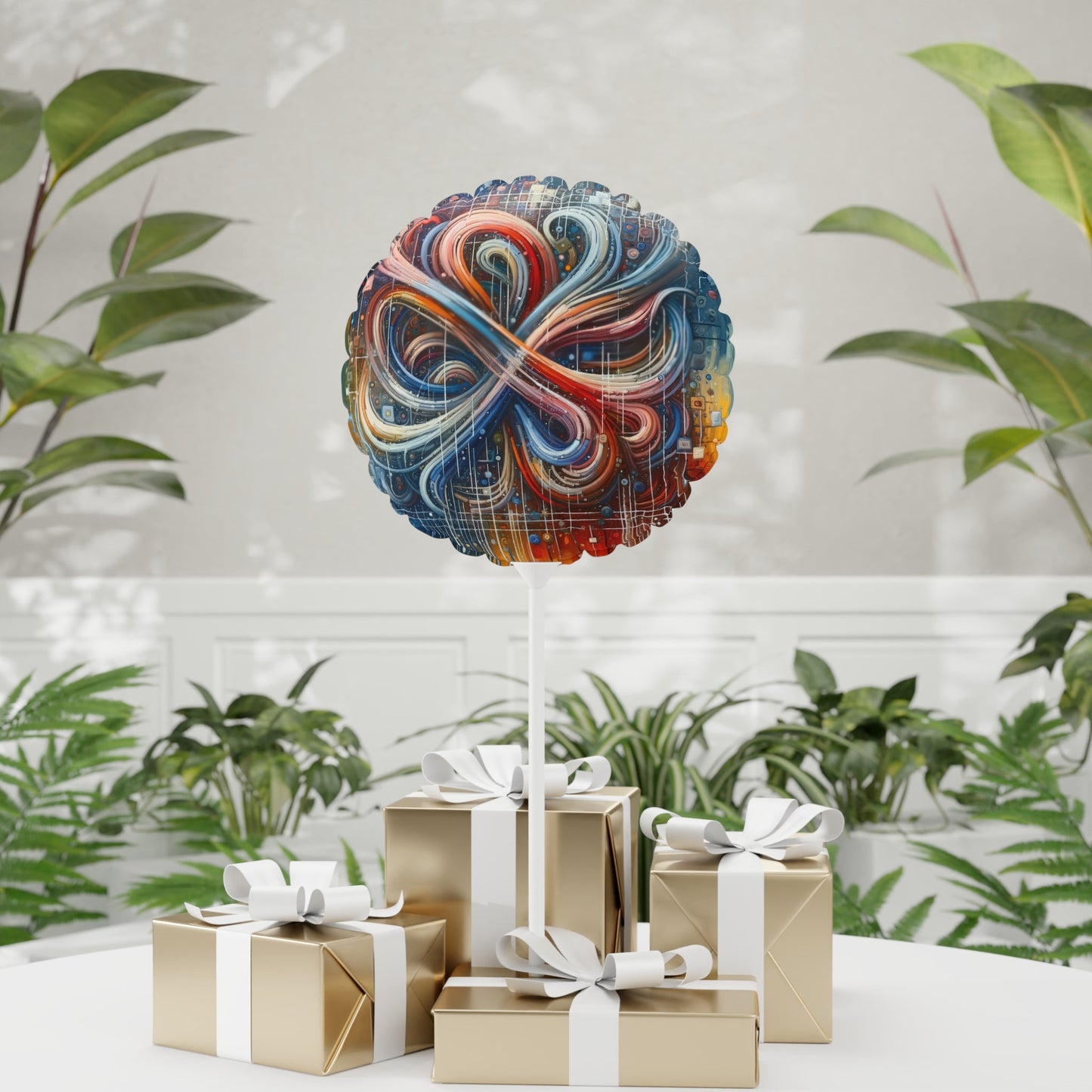Humanity Tapestry Unification Balloon (Round and Heart-shaped), 11" - ATUH.ART