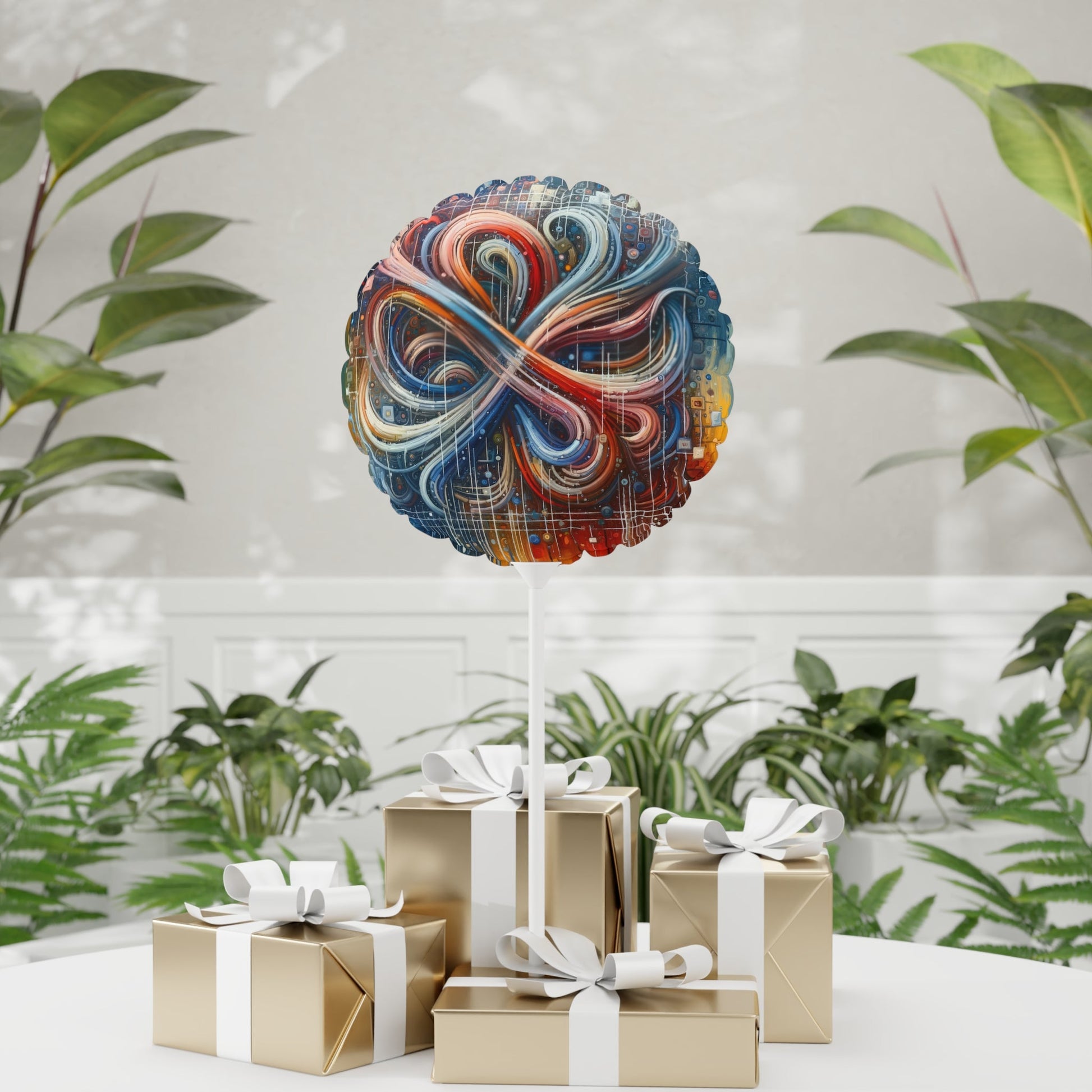 Humanity Tapestry Unification Balloon (Round and Heart-shaped), 11" - ATUH.ART
