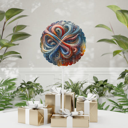 Humanity Tapestry Unification Balloon (Round and Heart-shaped), 11" - ATUH.ART