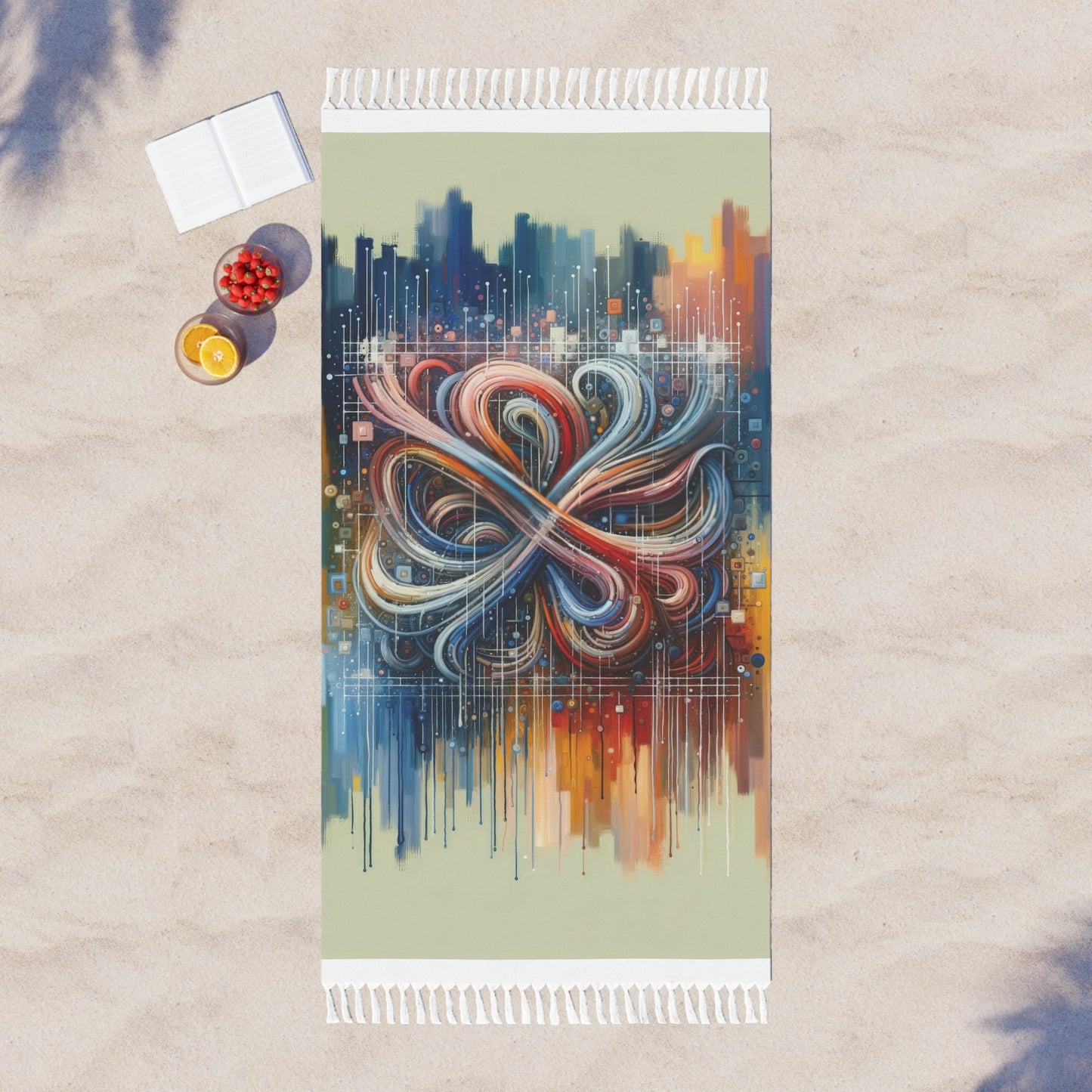Humanity Tapestry Unification Boho Beach Cloth - ATUH.ART