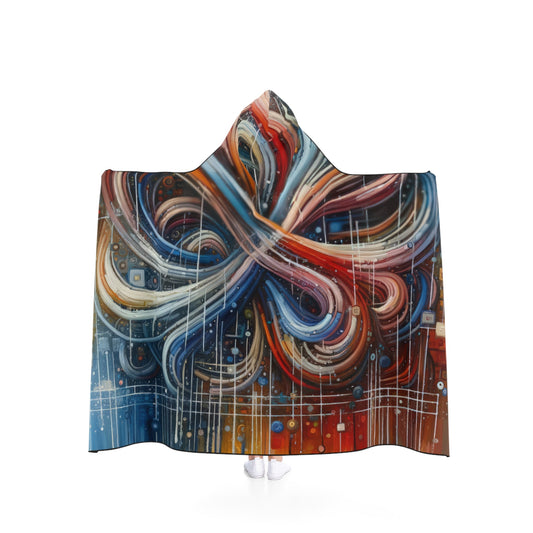 Humanity Tapestry Unification Hooded Blanket - ATUH.ART