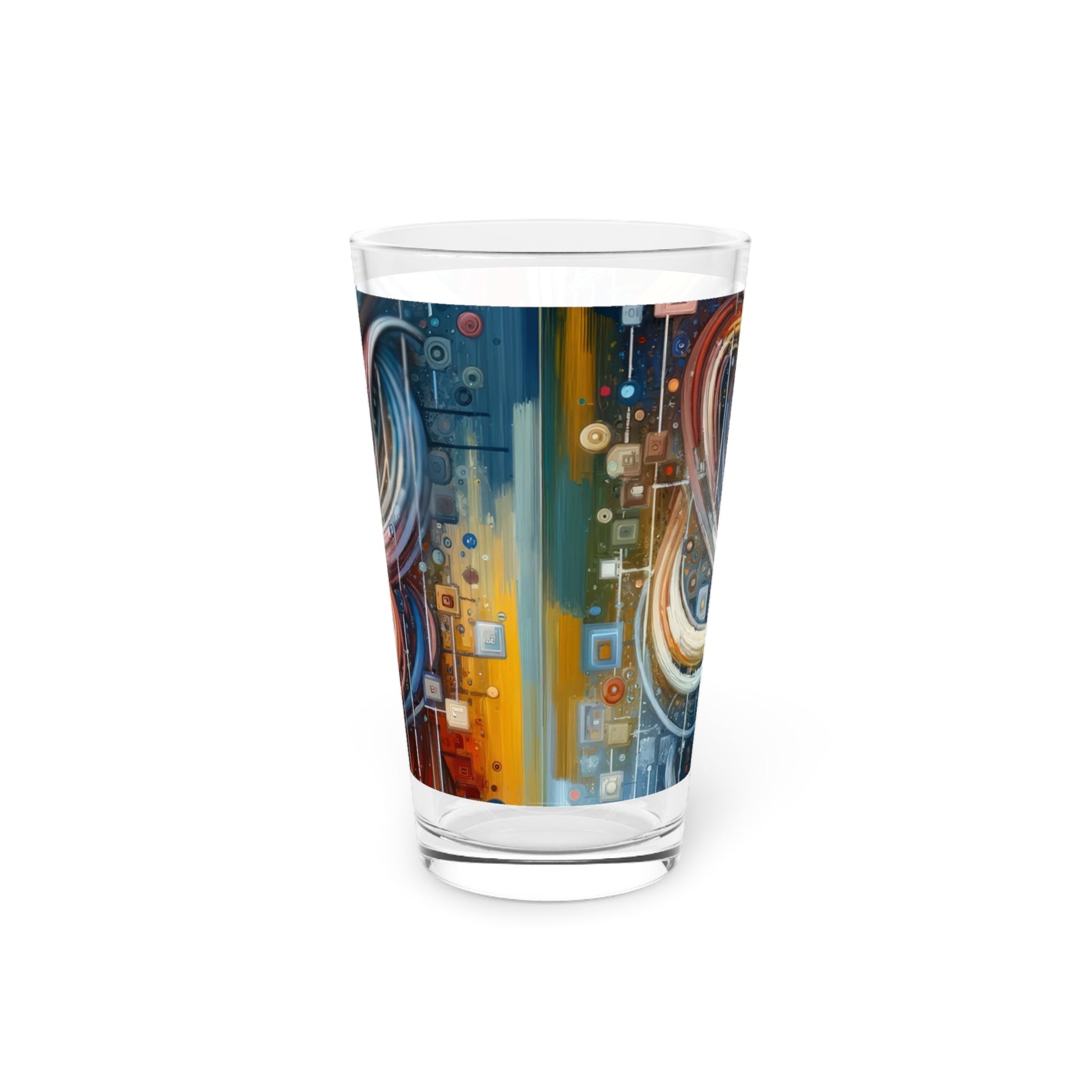 Humanity Tapestry Unification Pint Glass, 16oz - ATUH.ART