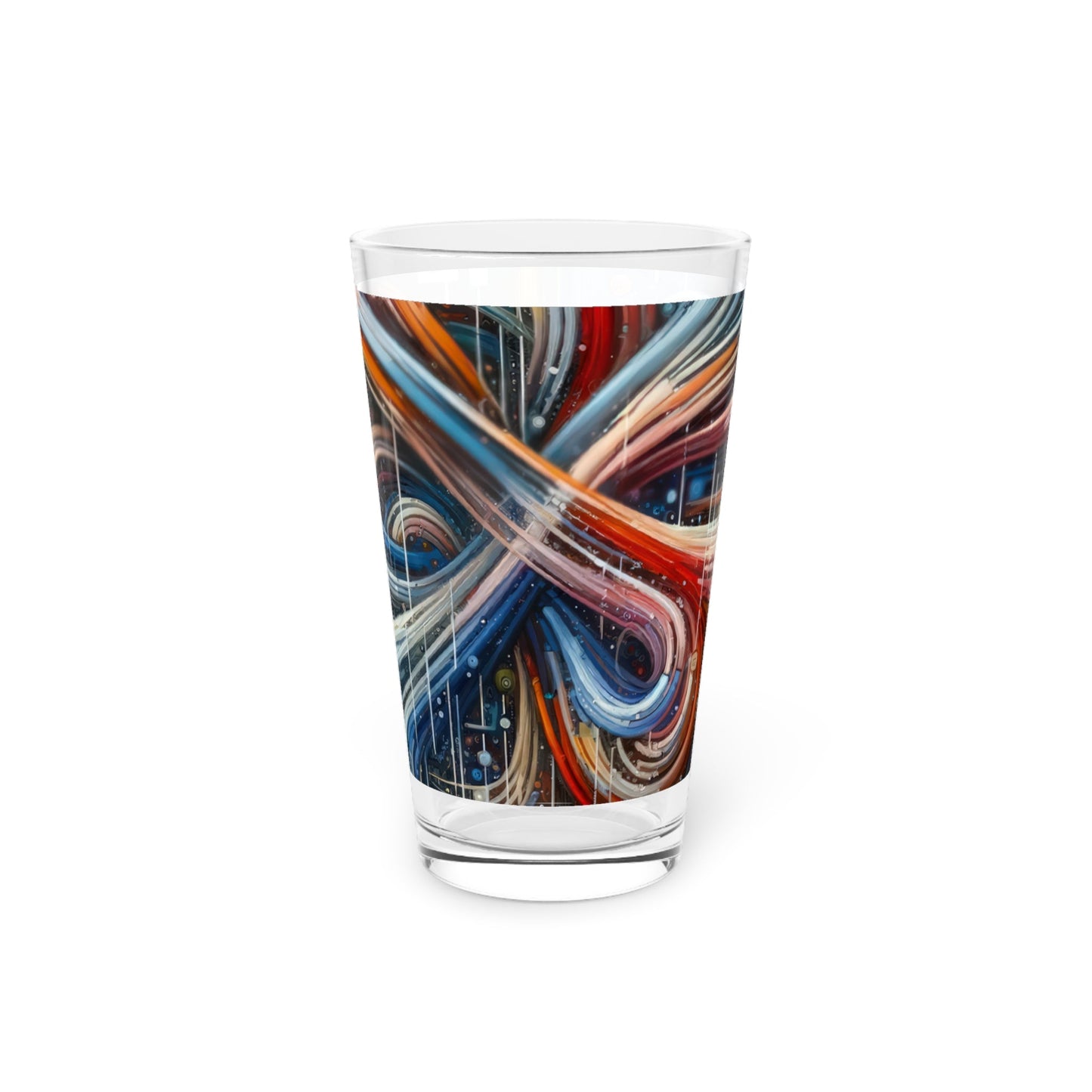 Humanity Tapestry Unification Pint Glass, 16oz - ATUH.ART