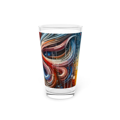 Humanity Tapestry Unification Pint Glass, 16oz - ATUH.ART