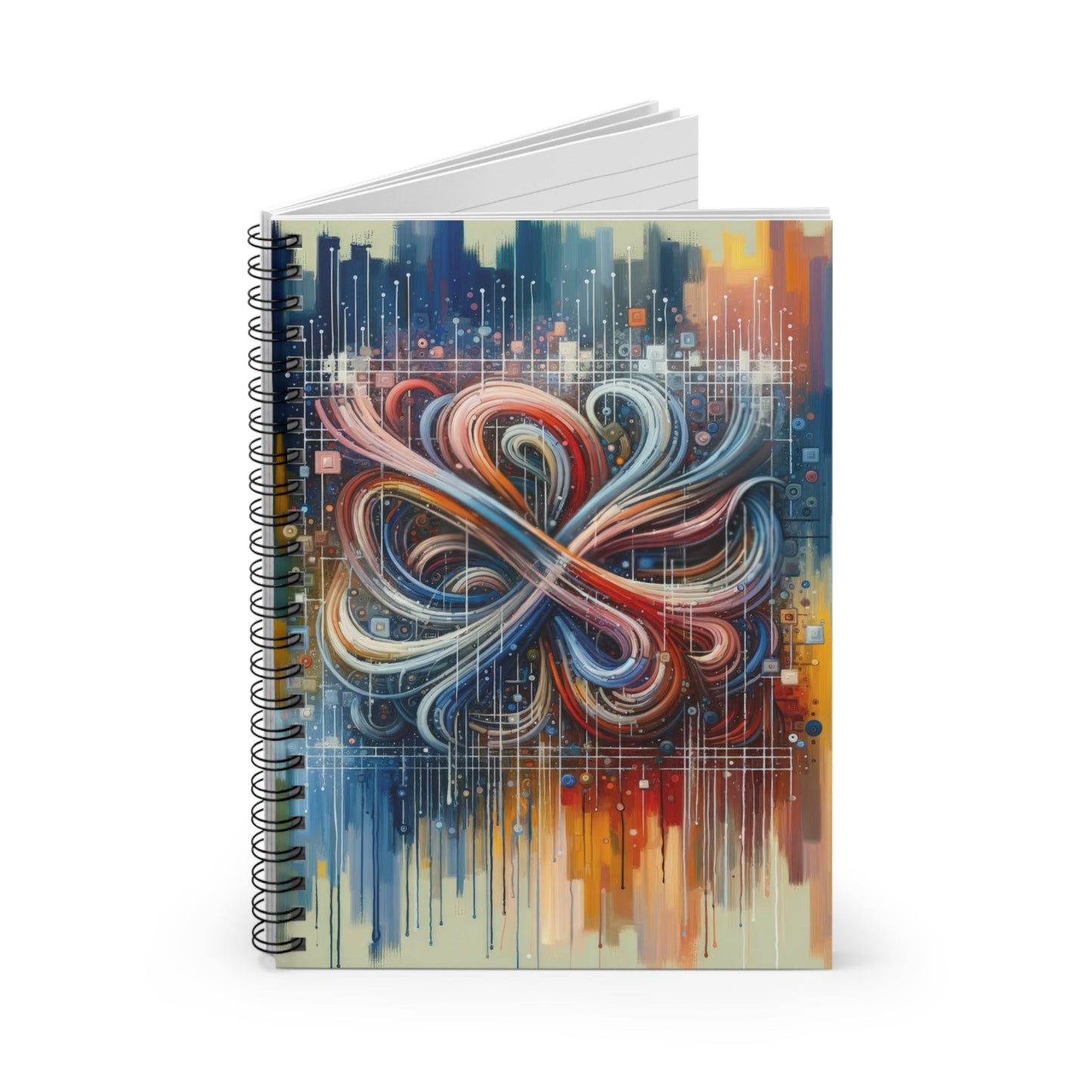 Humanity Tapestry Unification Spiral Notebook - Ruled Line - ATUH.ART