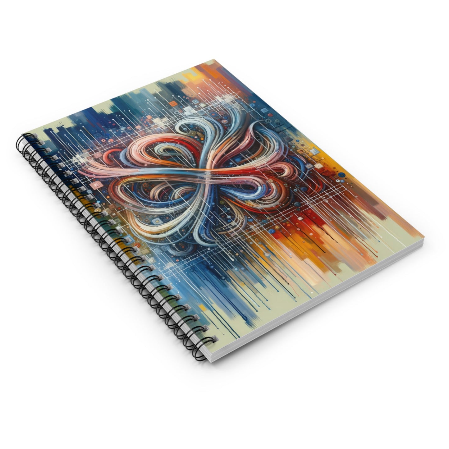 Humanity Tapestry Unification Spiral Notebook - Ruled Line - ATUH.ART