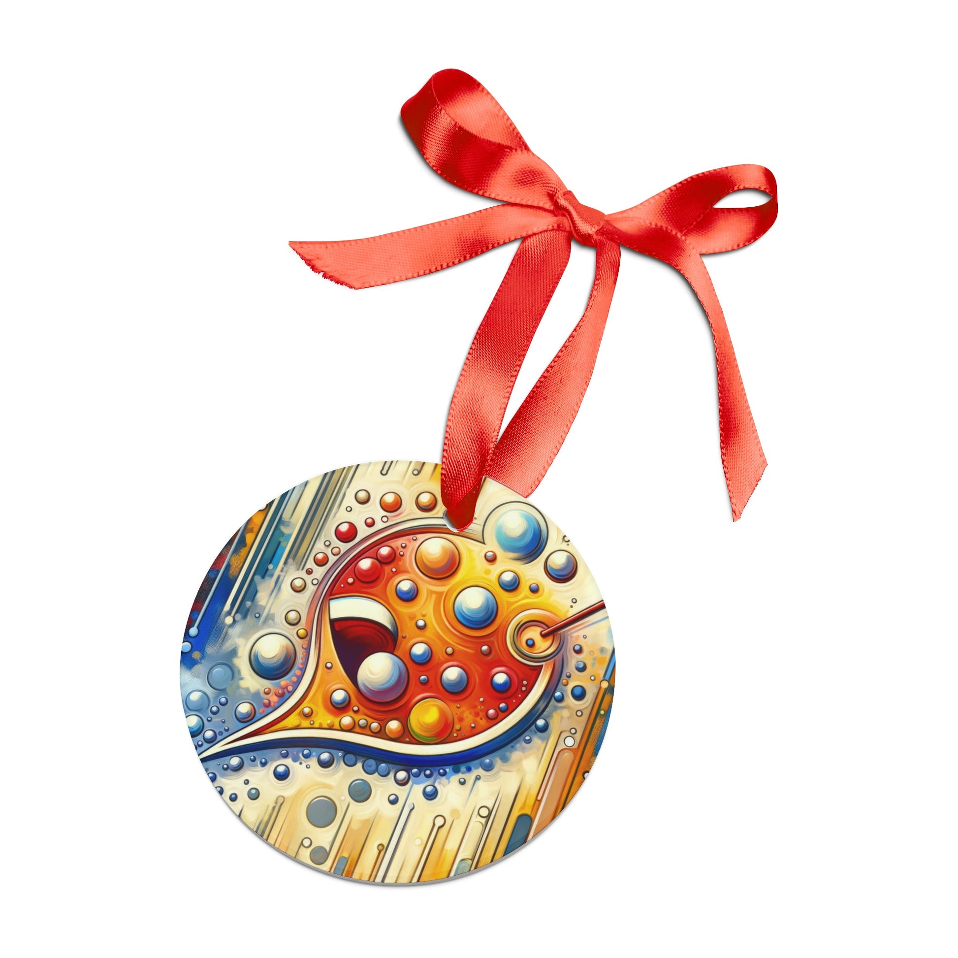 Humorous Dialogue Gateway Acrylic Ornament with Ribbon - ATUH.ART