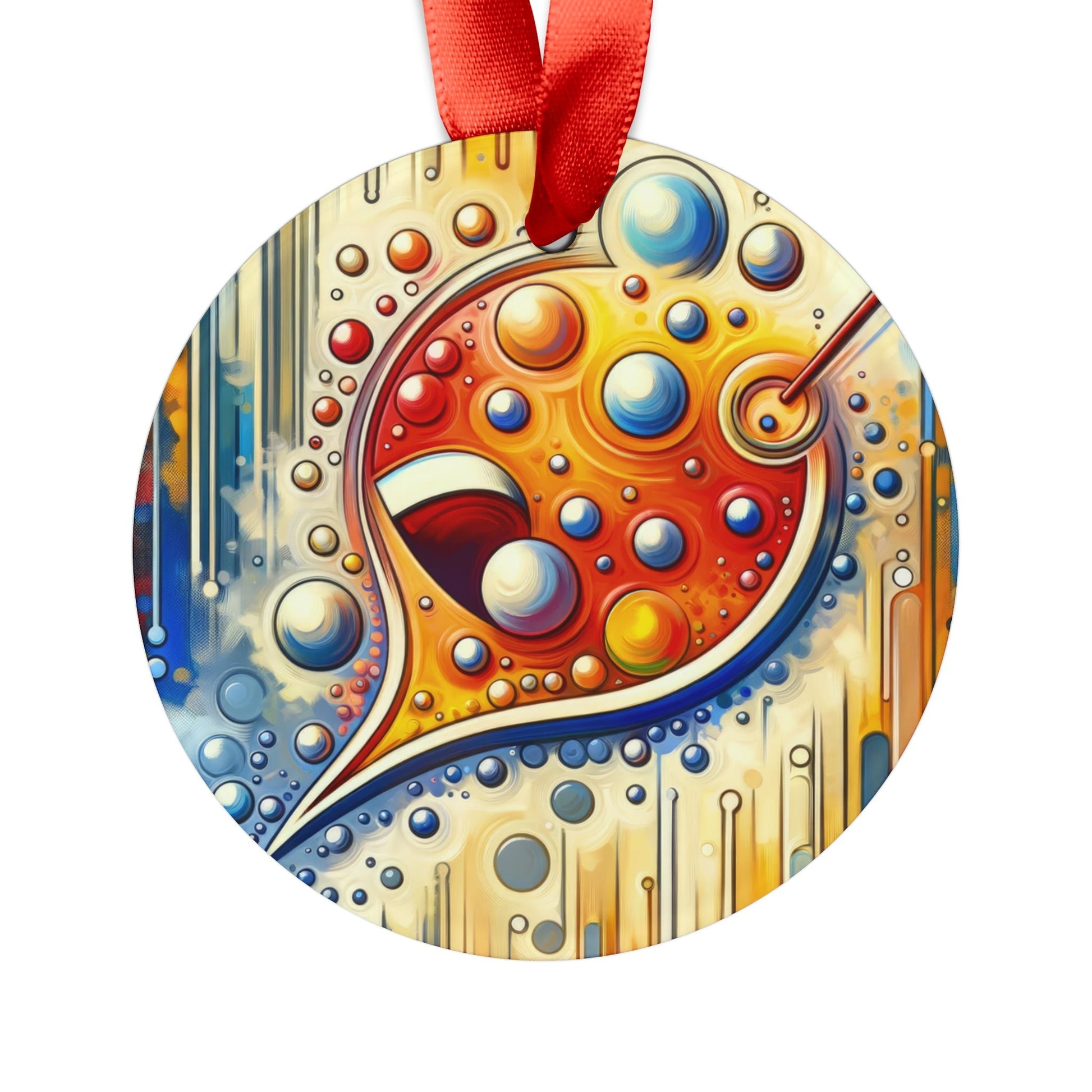 Humorous Dialogue Gateway Acrylic Ornament with Ribbon - ATUH.ART