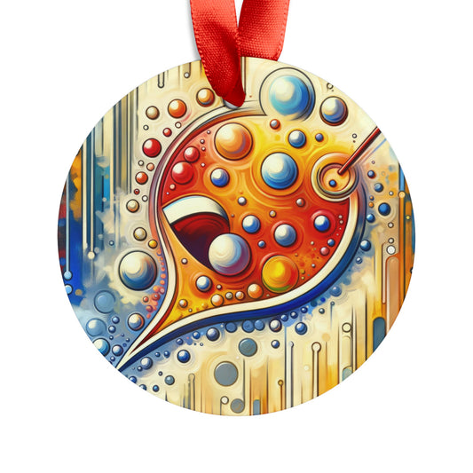 Humorous Dialogue Gateway Acrylic Ornament with Ribbon - ATUH.ART