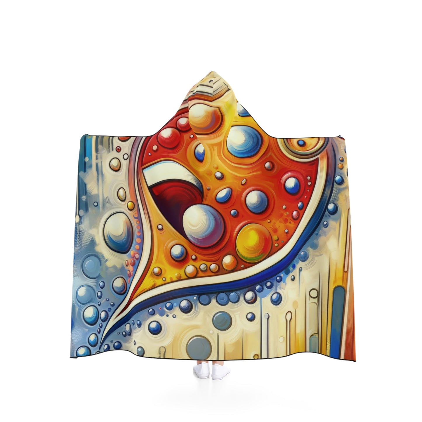 Humorous Dialogue Gateway Hooded Blanket - ATUH.ART
