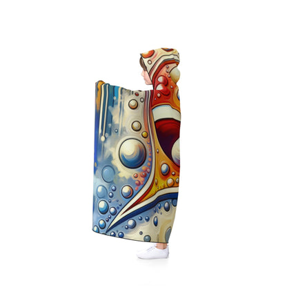Humorous Dialogue Gateway Hooded Blanket - ATUH.ART