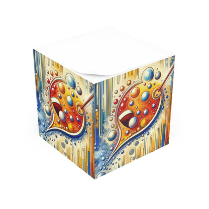 Humorous Dialogue Gateway Note Cube - ATUH.ART