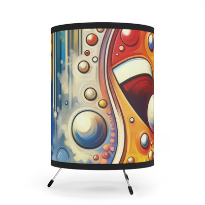 Humorous Dialogue Gateway Tripod Lamp with High-Res Printed Shade, US\CA plug - ATUH.ART
