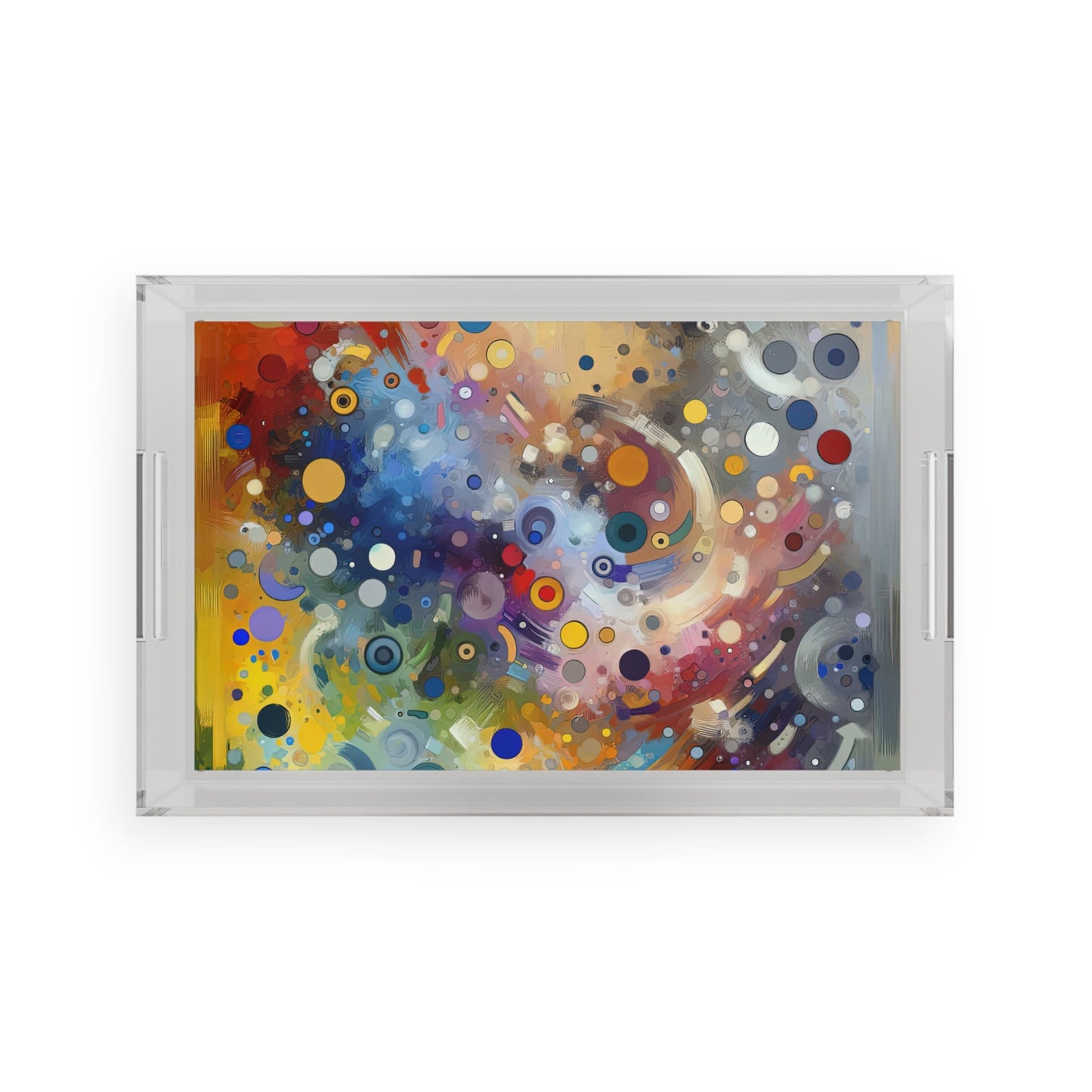 Humorous Unified Tachism Acrylic Serving Tray - ATUH.ART