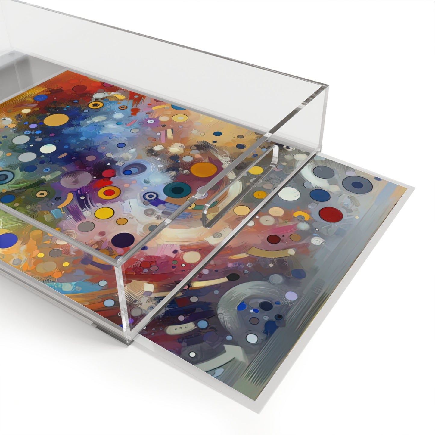 Humorous Unified Tachism Acrylic Serving Tray - ATUH.ART