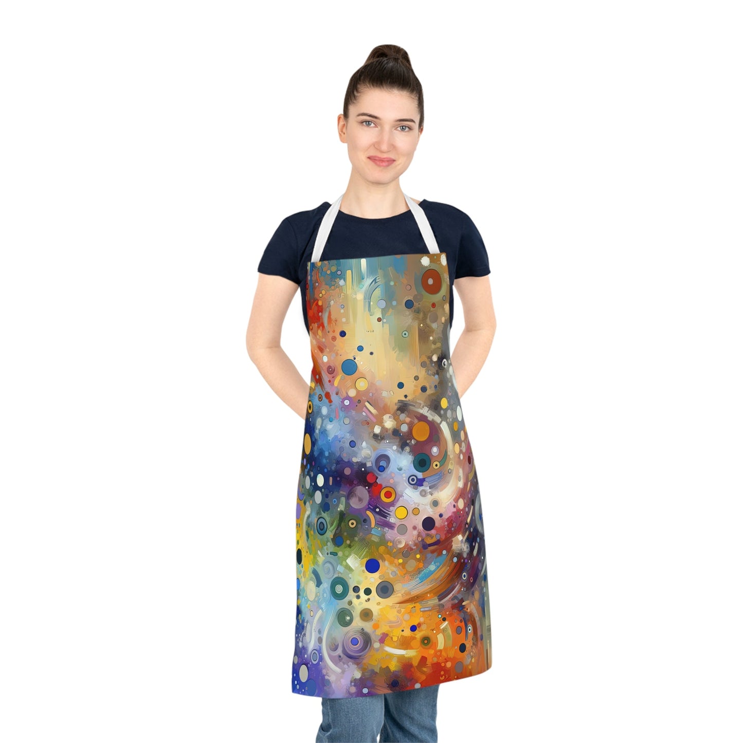 Humorous Unified Tachism Adult Apron (AOP) - ATUH.ART