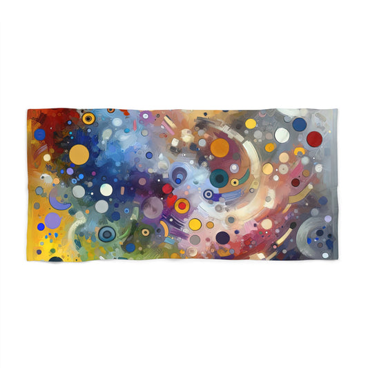Humorous Unified Tachism Beach Towel - ATUH.ART