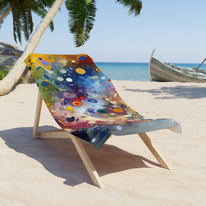 Humorous Unified Tachism Beach Towel - ATUH.ART