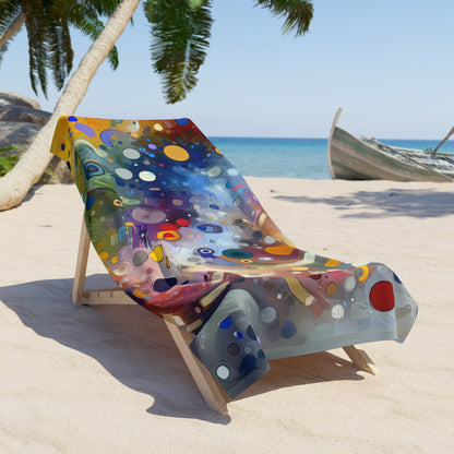 Humorous Unified Tachism Beach Towel - ATUH.ART