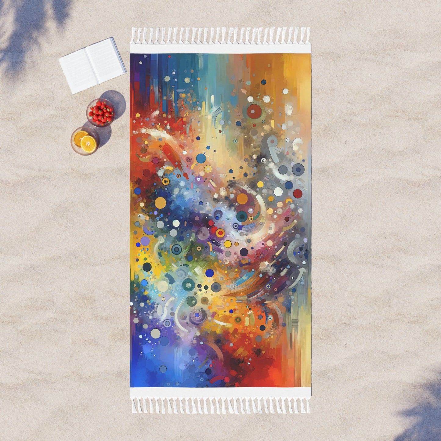 Humorous Unified Tachism Boho Beach Cloth - ATUH.ART