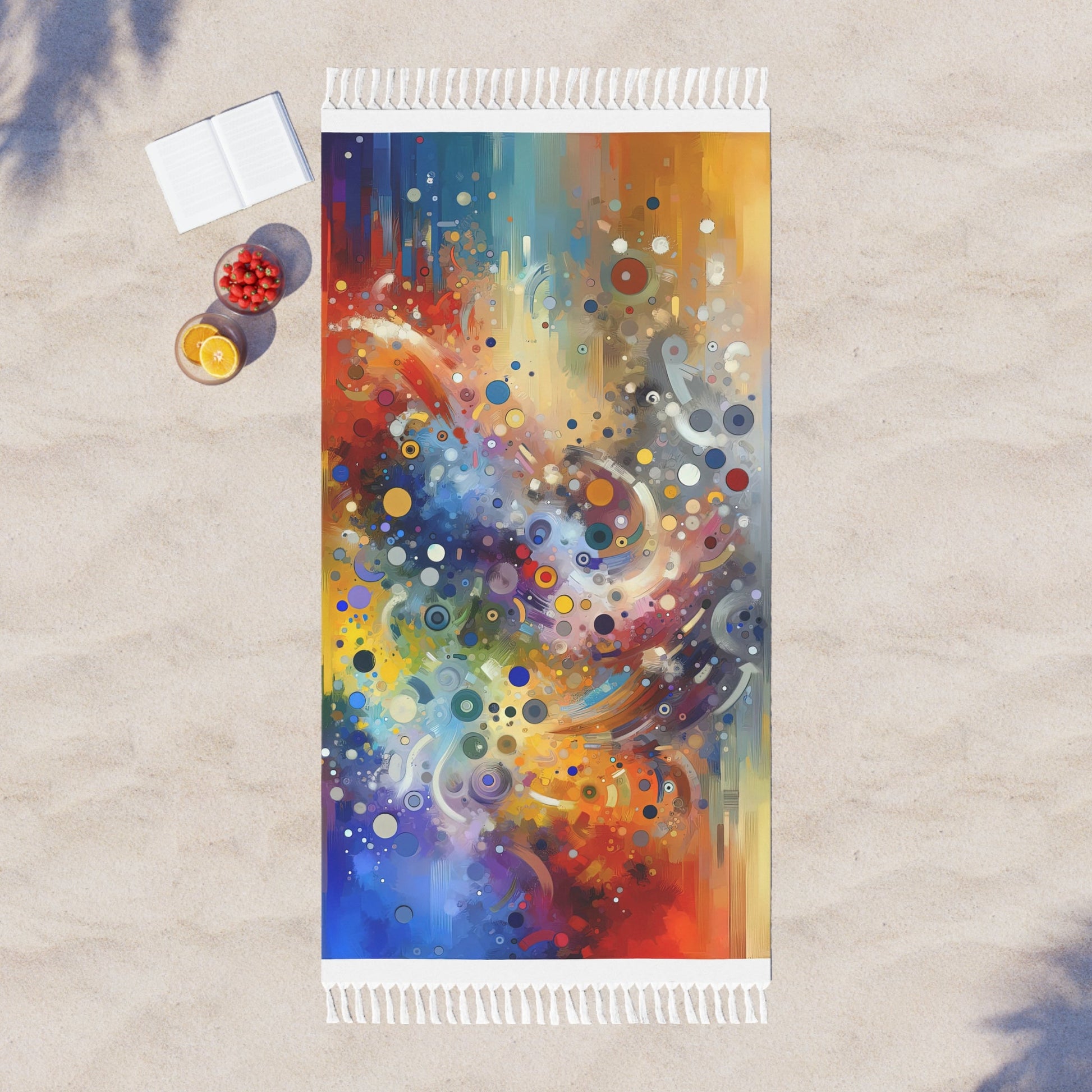 Humorous Unified Tachism Boho Beach Cloth - ATUH.ART