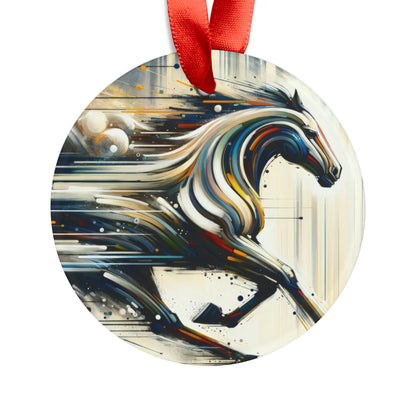 Hyperlinked Horsepower Gallop Acrylic Ornament with Ribbon - ATUH.ART