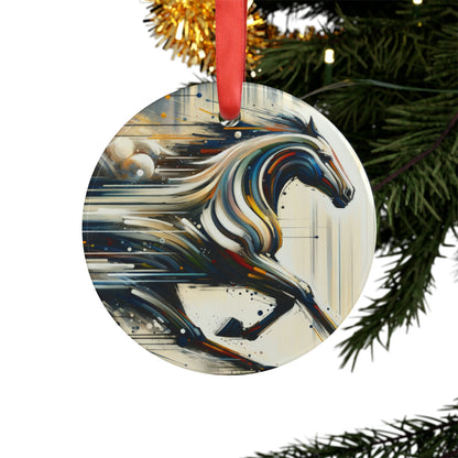 Hyperlinked Horsepower Gallop Acrylic Ornament with Ribbon - ATUH.ART